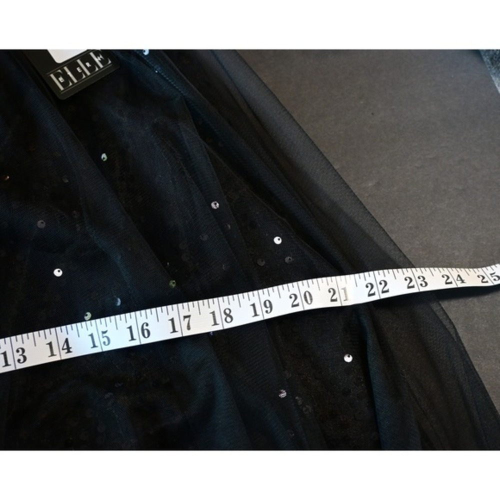Eterne Sequin Tulle Maxi Skirt - Picture 7 of 9